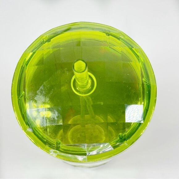 Starbucks Lime Kaleidoscope Iridescent Tumbler Cup With Straw Lid 24oz Venti - Picture 6 of 9